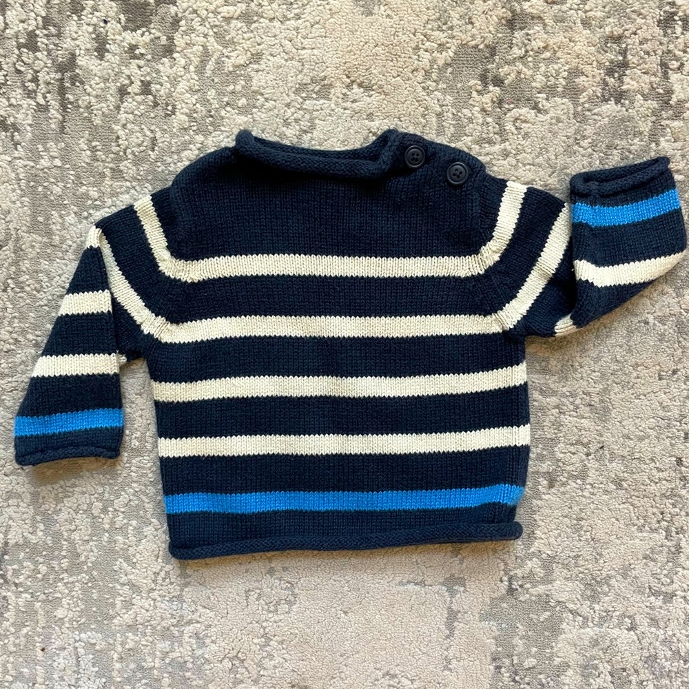 Baby Gap 6-12M Striped Sweater EUC